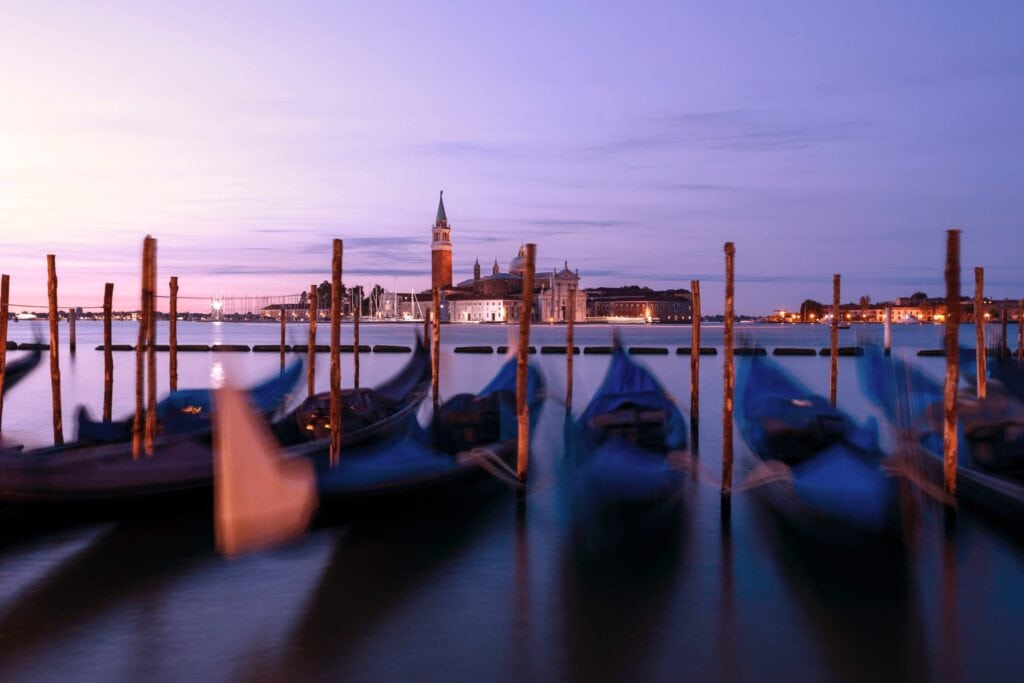 Venice by night italy