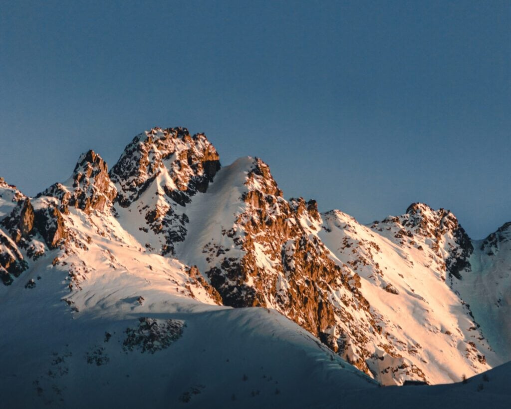 Courmayeur and mont blanc